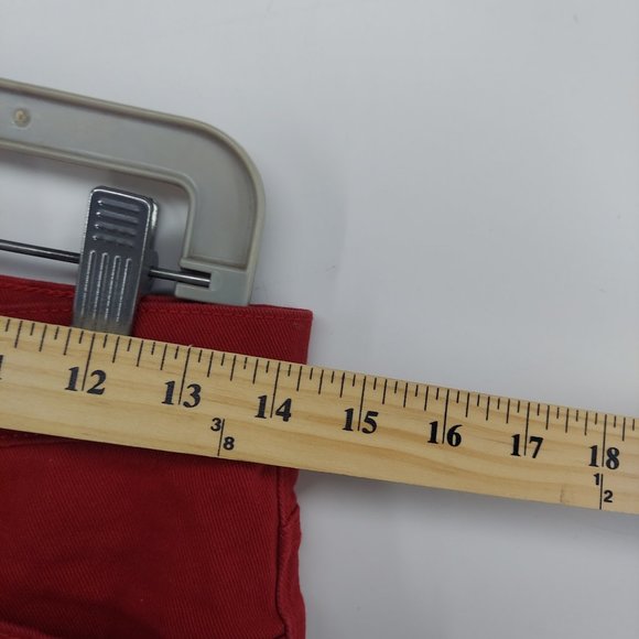 gloria vanderbilt capri Red pants size 6 - Picture 4 of 8